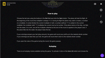 Aviamasters regole di gioco
